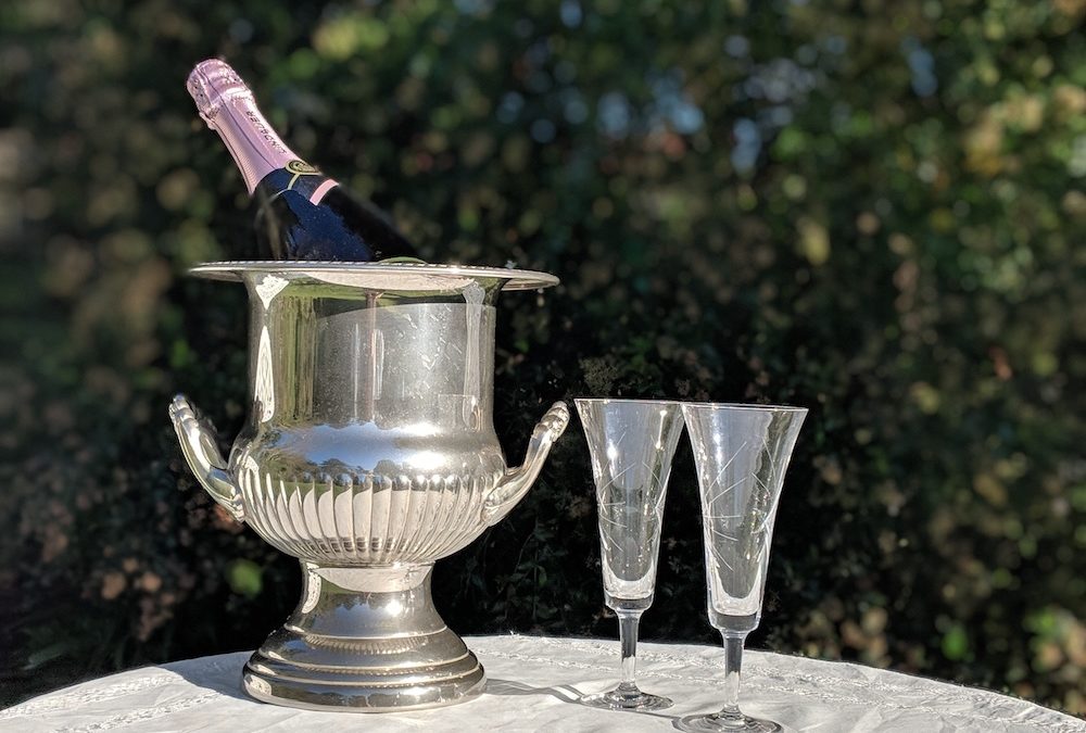 Georgian Style Sterling Silver Champagne Bucket